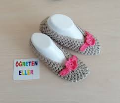 Popcorn Fistikli Babet Patik Modeli Baby Shoes Slippers Make It Yourself