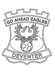 The club's home stadium is de adelaarshorst. Go Ahead Eagles Coloring Page 1001coloring Com