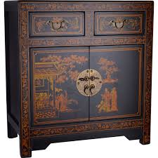 Black Oriental Bedside Cabinet Tk Maxx Oriental Bedroom Oriental Furniture Beautiful Furniture