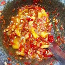 Selesai, begitulah cara membuat sambal mangga mudah, mangga muda bisa langsung dicampurkan pada bumbu yang masih berada di dalam ulekan. Resepi Sambal Mangga Pehhh Resepi Viral Terbaik Facebook
