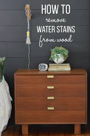 How To Remove Water Stains From Wood Furniture Remove Water Stains Cleaning Painted Walls Wood Table