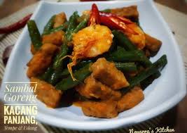 Rasanya yang gurih dan lezat sangat cocok dinikmati dengan nasi hangat. Resep Sambal Goreng Kacang Panjang Tempe Udang Oleh Nayarra S Kitchen Cookpad