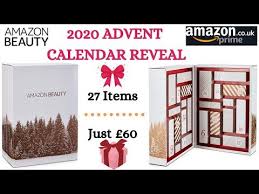 Amazon Beauty Advent Calendar 2020 Unboxing Youtube Beauty Advent Calendar Amazon Beauty Products Calendar 2020