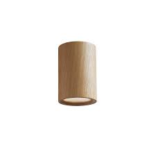 Spotlights have the power to strategically illuminate a room. Solid Cylinder Oak Downlight Ceiling Spotlight Lampefeber