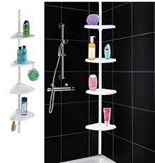 Product title 3 colors bathroom corner rack shower wall shelf bath. St Llion 4 Tier Rust Proof White Shower Caddy Corner Shelf Kitchen Bathroom Storage Unit Bathroom Storage Organisation Home Garden Store Cate Org