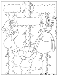 Free Mario Coloring Pages For Download Printable Pdf Verbnow