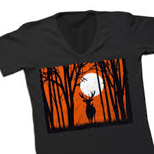 Wood Shirt A Deer Night In The Woods You Can Buy It On Spreadshirt Find Many More Shirt Designs For Themes Like Nature Shirts Wood Shirts Shirt Designs