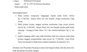 Contoh surat pernyataan pelunasan hutang lengkap. Download Contoh Surat Perjanjian Pelunasan Hutang Diatas Materai