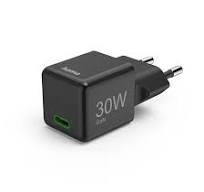 Schnellladegerät, GaN, USB-C, Super-Mini-Charger, PD, 30 W, Schwarz