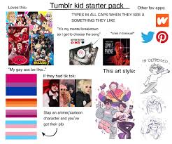 Tumblr kid starter pack : rstarterpacks