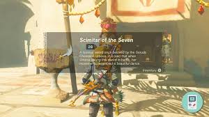 How To Get Scimitar Of The Seven TotK - How To Game