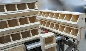 These Are Bolt Bins Fashioned After A 1912 Model Found In A Old Welding Shop Woodworking Garage Workshop Workshop Organization