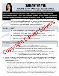 Marketing and brand manager cover letter sample. Beauty Executive Resume Portfolio Management Cover Letter For Resume Executive Resume