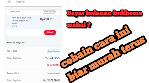 Pasang indihome jadi lebih mudah dengan daftar online,paket indihome yang terjangkau oleh semua kalangan konsumen dan yang pasti jatuhnya akan lebih hemat jika menggunakan indihome Cara Agar Tagihan Indihome Murah Hanya 260rb Youtube