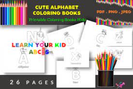 Plus, it's an easy way to celebrate each season or special holidays. 1 26 Cute Animals Alphabet Coloring Book Grafik Von Icutletterstudio Creative Fabrica