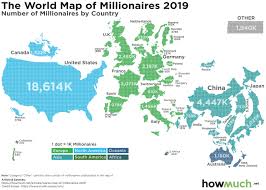 Infographic Of The Day: Global Millionaires In 2019