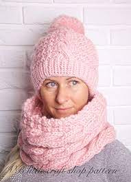Aran Hat And Cowl Pattern By Vilma Bechelli Knitted Hats Crochet Cowl Pattern Aran Hat