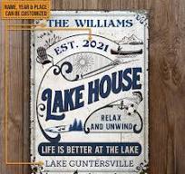 Wall Art Personalized Pontoon Hide Crazy Customized Classic Metal Signs  Pontoon Sign