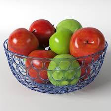 Apples In Vase 3d Model Apple Buy Apple Fruit