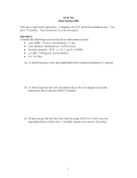 Curriculum » national senior certificate (nsc) examinations » past exam papers. 3 Questions For Final Exam Digital Electronics Ece 733 Docsity