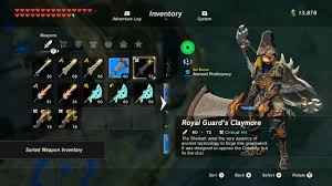 User Interface In The Legend Of Zelda Breath Of The Wild Breath Of The Wild Legend Of Zelda Legend Of Zelda Breath