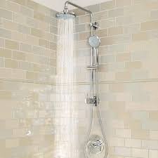 Six Position Diverter Select Normal Or Eco Water Flow Through The Shower Head Hand Shower Or Both Shower Systems Bathroom Shower Systems Shower Heads