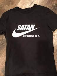 Nike fired up over lil nas x's satan shoes. Custom Nike Satan Shirt Custom Nike Shirts Shirts Satanic Shirt