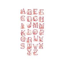 Point de broderie et point de croix : Le Grand Abc Toile De Jouy Rouge Les Brodeuses Parisiennes
