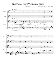 Print and download sakura, sakura, for two violins and piano sheet music. Five Pieces For 2 Violins And Piano I Prelude Sheet Music For Piano Violin Viola Mixed Trio Musescore Com