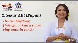 Smp Bahasa Bali Puisi Bali Purwa Puisi Bali Kuno Sekar Rare Sekar Alit Pupuh Youtube