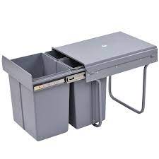 Canadian tire has top garbage cans like simplehuman and rubbermaid. Pull Out Recycling Waste Bin Rubbish Trash 3 Compartment 10 5 Gal Kitchen Walmart Canada