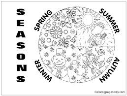 It's all so exciting if you …. Four Seasons Coloring Pages Nature Seasons Coloring Pages Coloring Pages For Kids And Adults