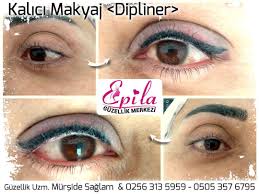 Kalici Makyaj Makyaj Eyeliner Makyaj Uygulama