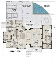 The plan also includes the location of the particular heating and cooling facilities, electric collections. Open Concept Ranch Floor Plans Houseplans Blog Houseplans Com