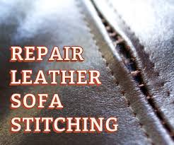Fill sofa cushions with natural feathers and down for the ultimate in soft comfort. Repair Leather Sofa Stitching 3 Steps With Pictures Instructables