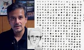 This code is associated with a killer who sent several letters justifying multiple homicides in the united states. Ijn55nejdkh93m