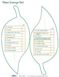 Printable Nature Scavenger Hunt List Nature Scavenger Hunts Nature Scavenger Hunt List Scavenger Hunt List