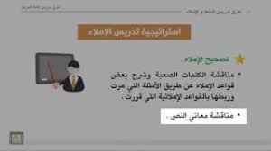 طرق تدريس اللغة العربية استراتيجية تدريس الإملاء وكيفية تصحيحه Youtube