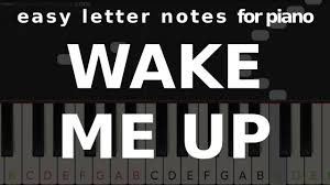 An alphabet song is any of various songs used to teach children the alphabet. Wake Me Up Avicii Right Hand Tutorial Simple Piano Song Piano Notes For Beginners
