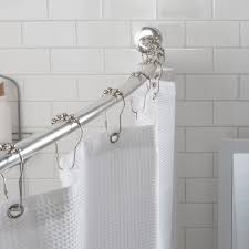 Neo angle, l shaped, d shaped, oval, u shaped, curved Bath Bliss Adjustable Curved Tension Shower Curtain Rod Reviews Wayfair