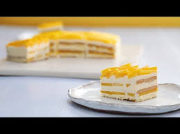 Recette Avec Instructions En Video Cette Idee De Dessert D Inspiration Tropicale Est Juste Geniale Le Parfait A La En 2020 Idee Dessert Dessert Mangue Gateau Mangue