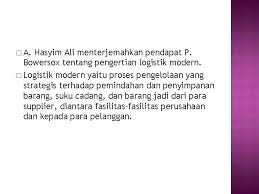 Maybe you would like to learn more about one of these? Part 12 Pengantar Manajemen Logistik Tita Talitha Mt