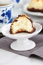 Rochers Coco Au Lait Concentre Et Chocolat Recette Alimentation Rochers Coco Recette