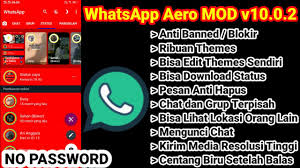 Whatsapp Aero Mod V10 0 2 Terbaru 2020 No Password Youtube