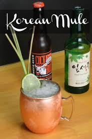 Korean Mule A Bar Above Recipe Korean Drinks Recipe Korean Drinks Soju Cocktail