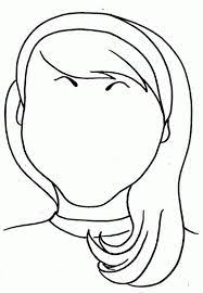Teach your child how to identify colors and numbers and stay within the lines. Girl Face Coloring Pages Coloring Home
