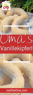 Vanillekipferl Almond Cookie Recipe Baked Just Like Oma Recipe Almond Cookies Almond Meal Cookies Cookies Recipes Christmas