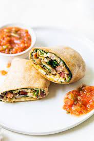 Omelet Tortilla Breakfast Wrap Recipe Breakfast Wraps Recipes Breakfast Tortilla
