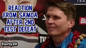 Ben Gardiner's Press Conference after Samoa beaten by England