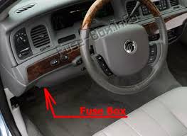 2004 grand marquis grn owners guide post 2002 fmt usa english fus driver controls. Fuse Box Diagram Mercury Grand Marquis 2003 2011